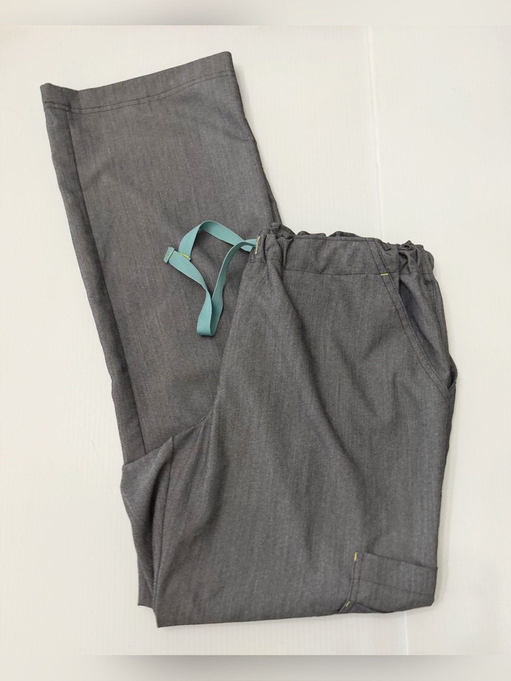 Figs Graphite Gray Drawstring Cargo Pants Scrubs - M